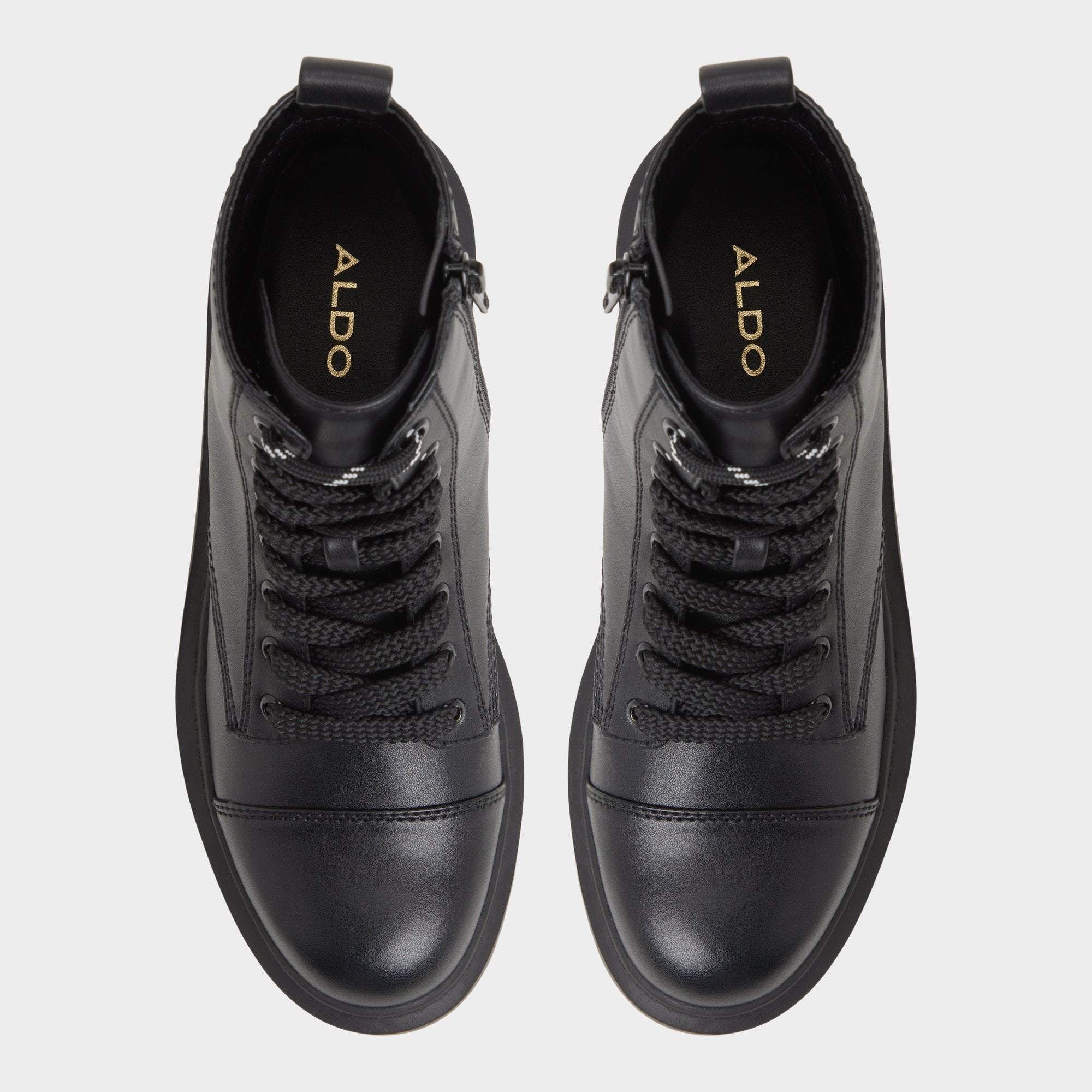 Aldo Goer Black Women's Casual boots - Combat ankle boot, Lug sole Women