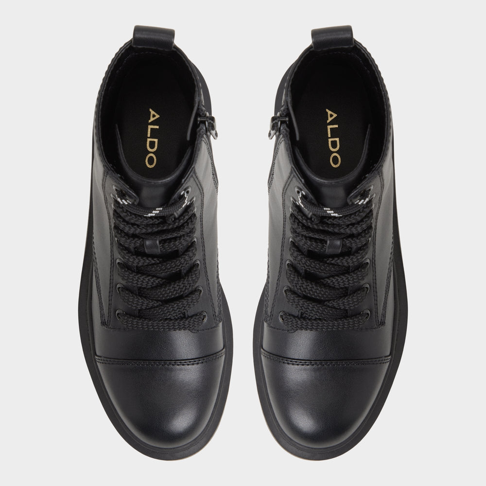 Aldo Goer Black Women's Casual boots - Combat ankle boot, Lug sole Women