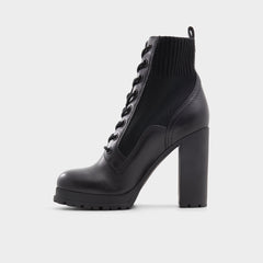 Aldo Rebellious Black Women's Combat boots - Combat ankle boot, Lug sole Women