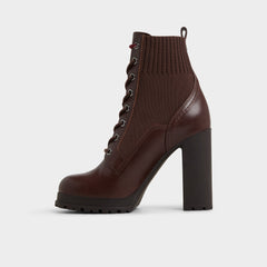 Aldo Rebellious in Other Brown - Combat ankle boot, Lug sole Women