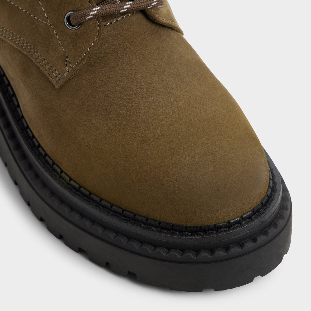 Aldo Lewellan in Dark Green - Hiking boot, Lug sole Women
