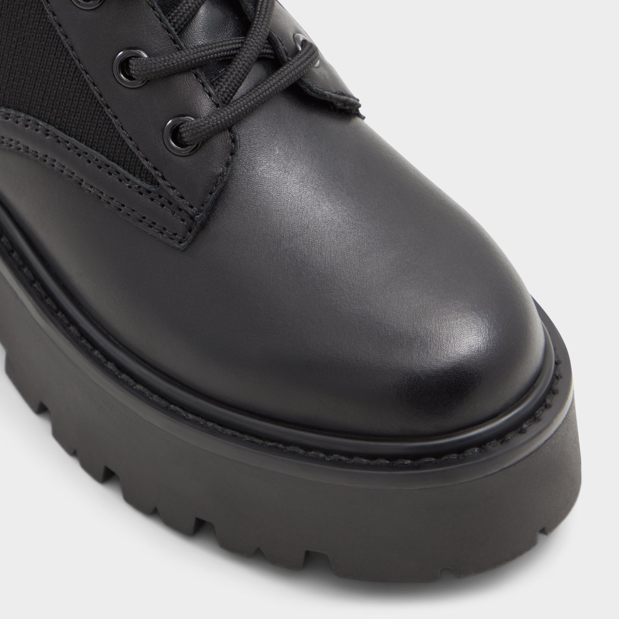 Aldo Talaleryknit Black Women's Combat boots - Combat ankle boot, Black Women