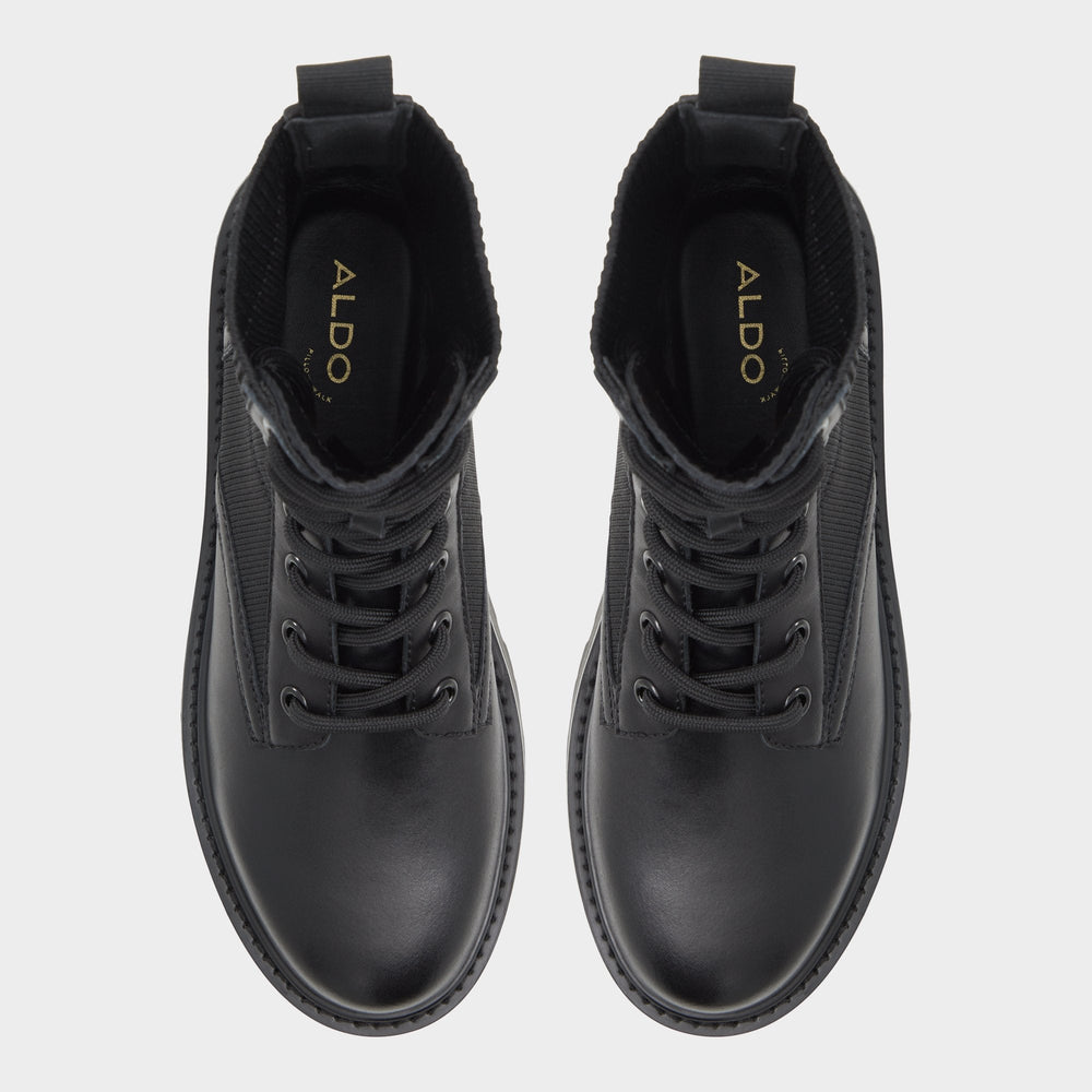Aldo Talaleryknit Black Women's Combat boots - Combat ankle boot, Black Women