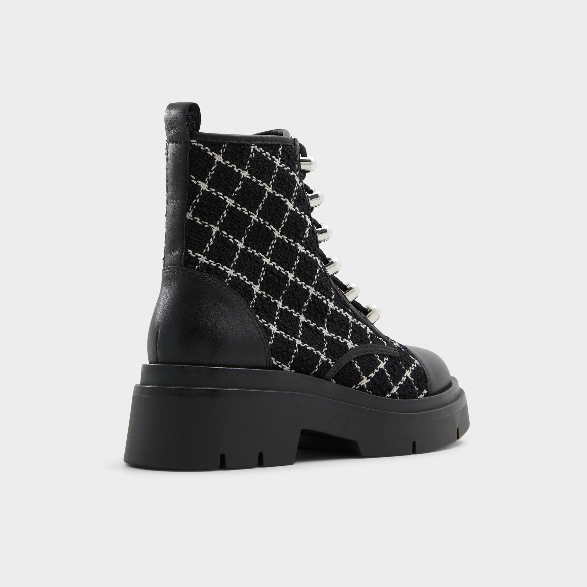 Aldo Marthia in Other Black - Combat ankle boot, Black Women