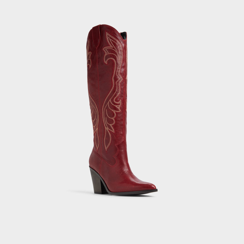 Aldo Alamo Medium Red Women's Western - Western boot Women