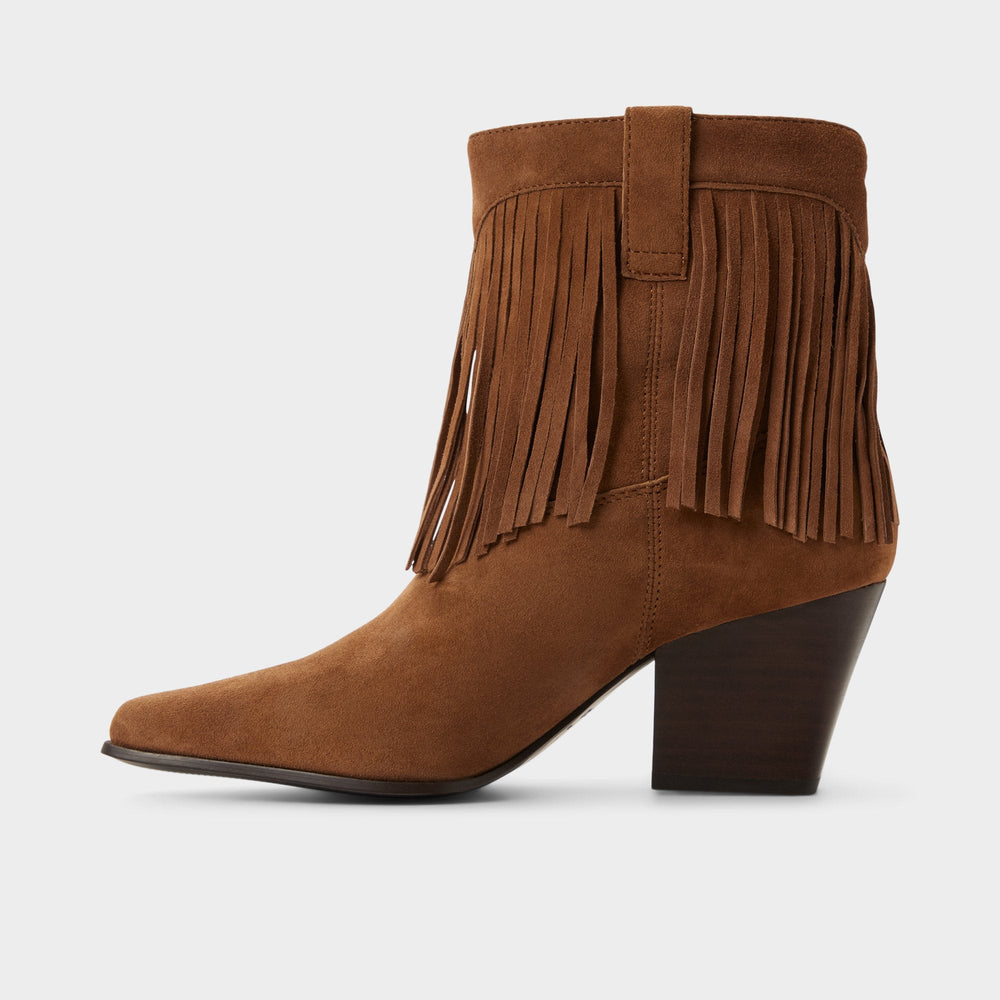 Aldo Jollene in Dark Brown - Western boot, Block heel Women