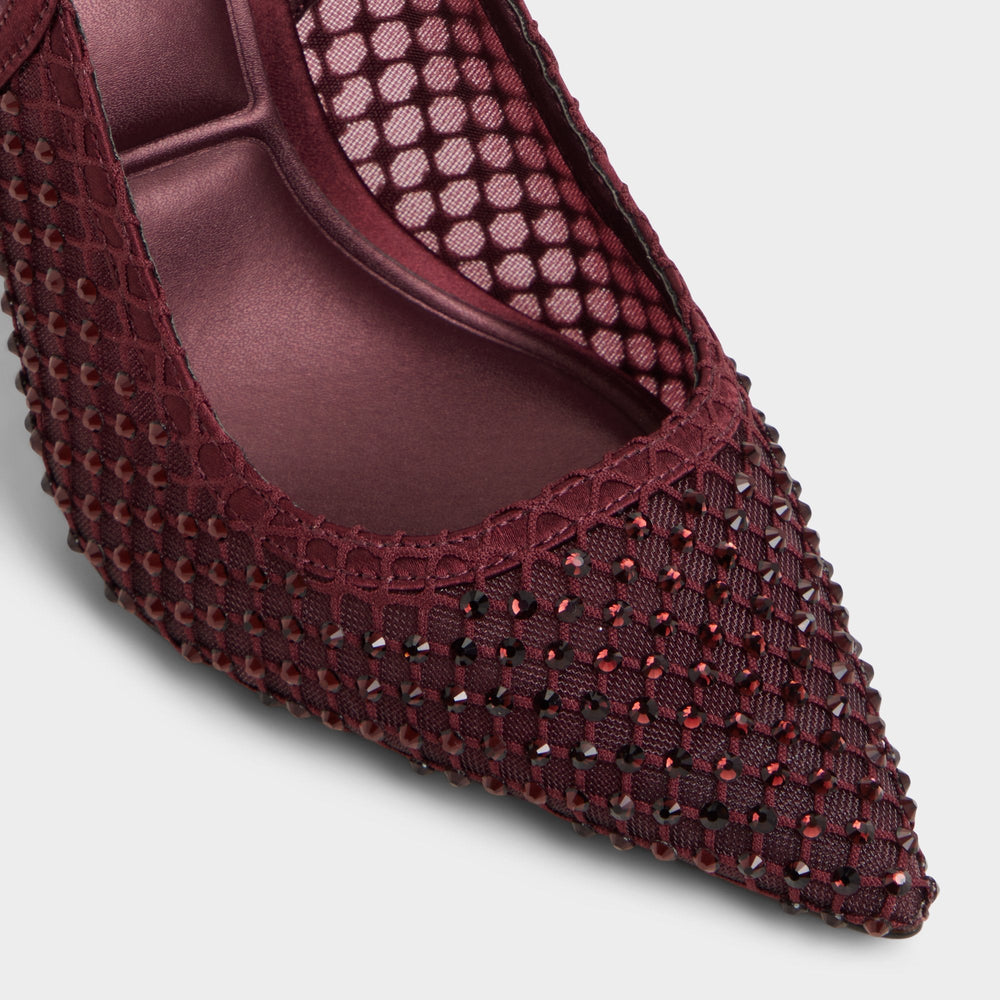 Aldo Marciana in Burgundy 14151906 - Slingback heel, Stiletto heel Women|Bags