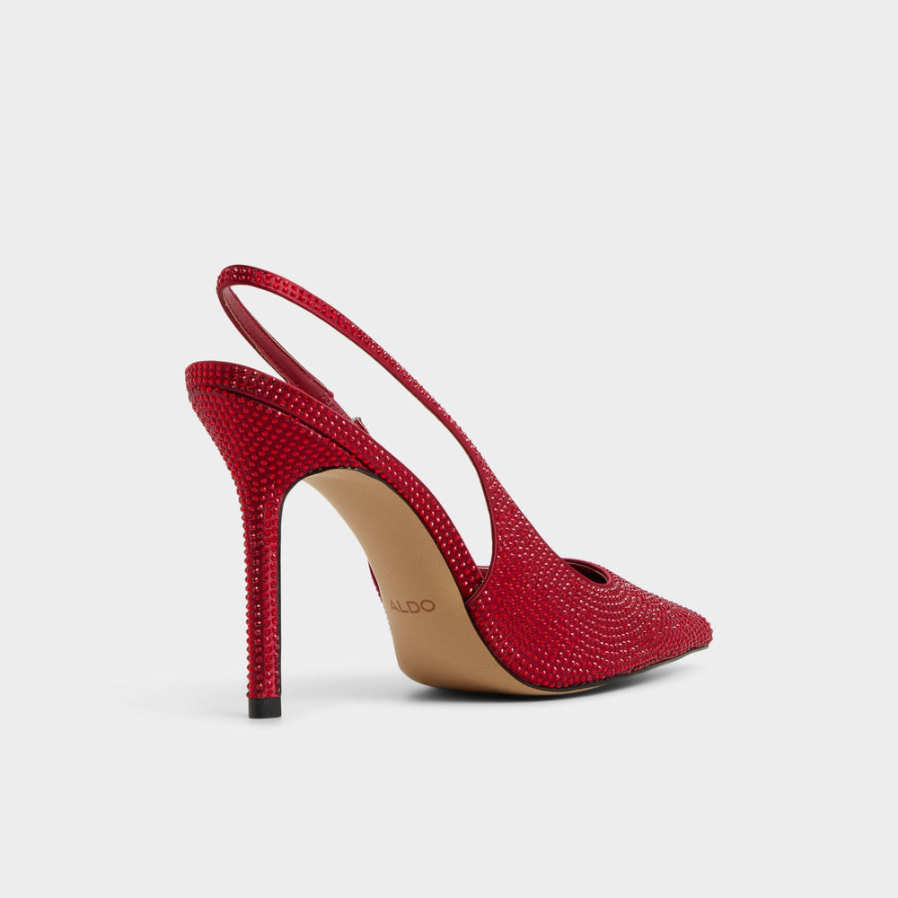 Aldo Lovebloom in Dark Red 14151889 - Slingback heel, Stiletto heel Women|Bags