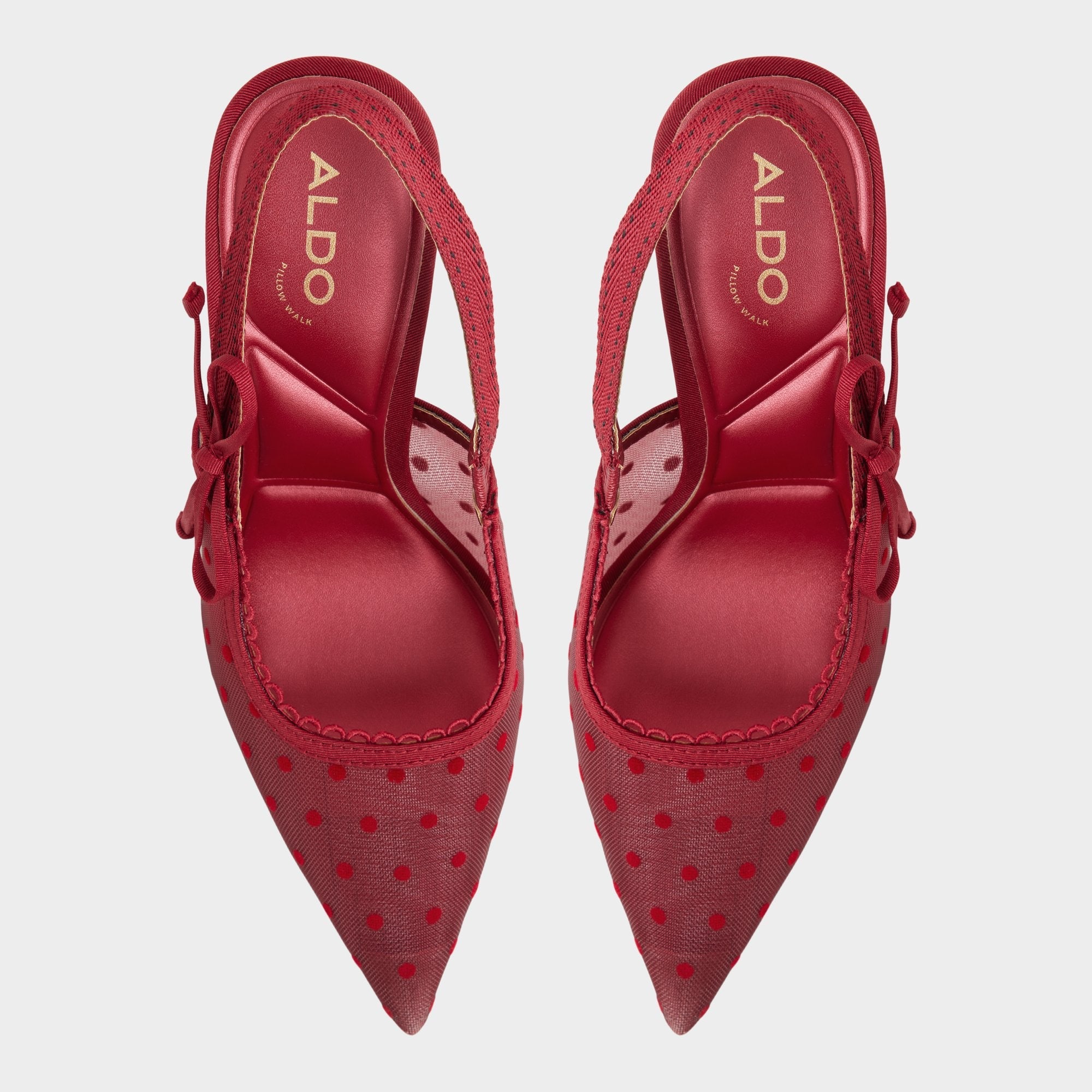 Aldo Hennie in Dark Red 14151902 - Slingback heel, Stiletto heel Women