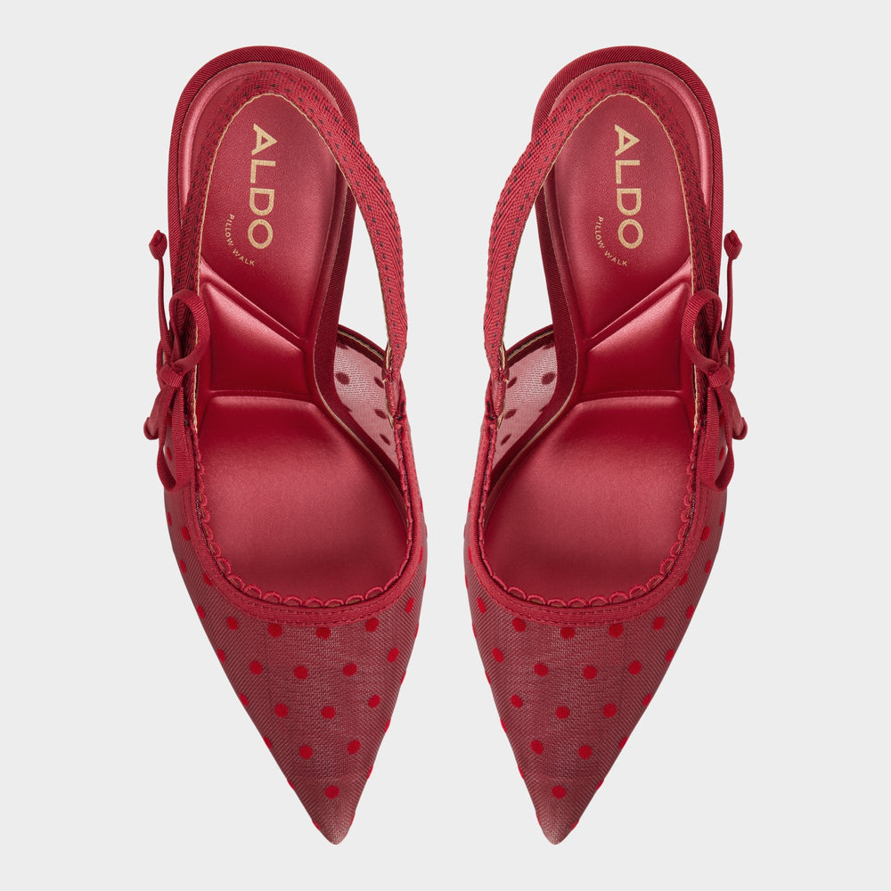 Aldo Hennie in Dark Red 14151902 - Slingback heel, Stiletto heel Women
