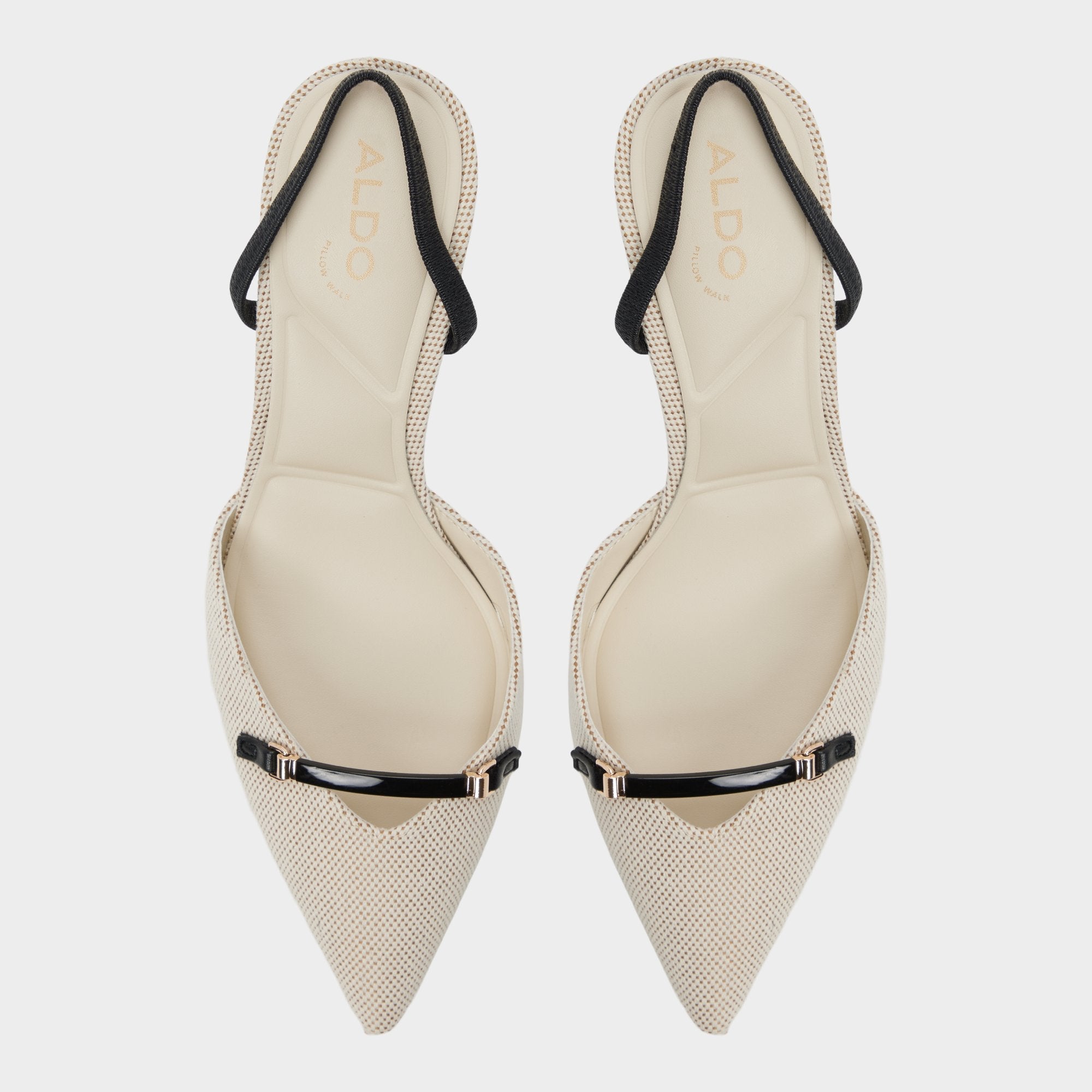 Aldo Nailah Open Natural Women's Kitten heels - Slingback heel, Kitten heel Women
