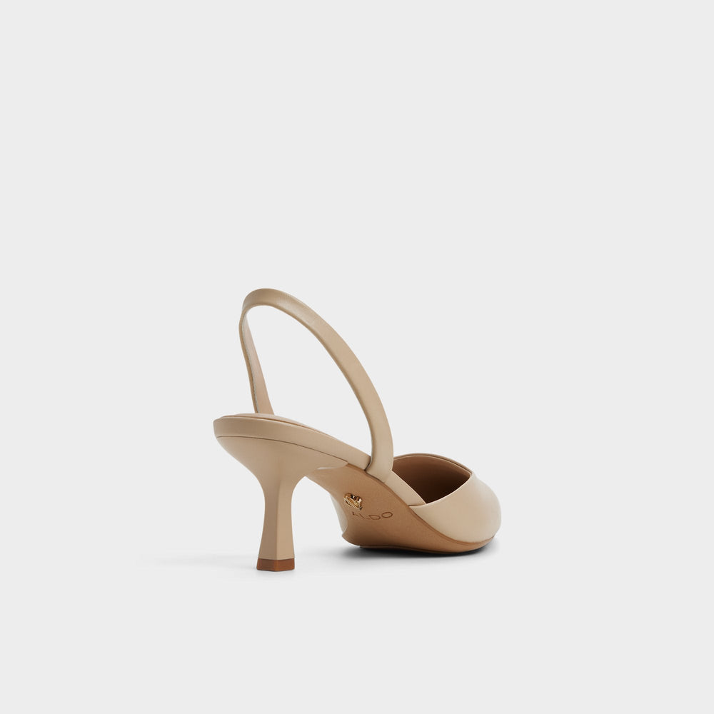 Aldo Gavedessi in Medium Beige - Slingback heel, Kitten heel Women|Bags