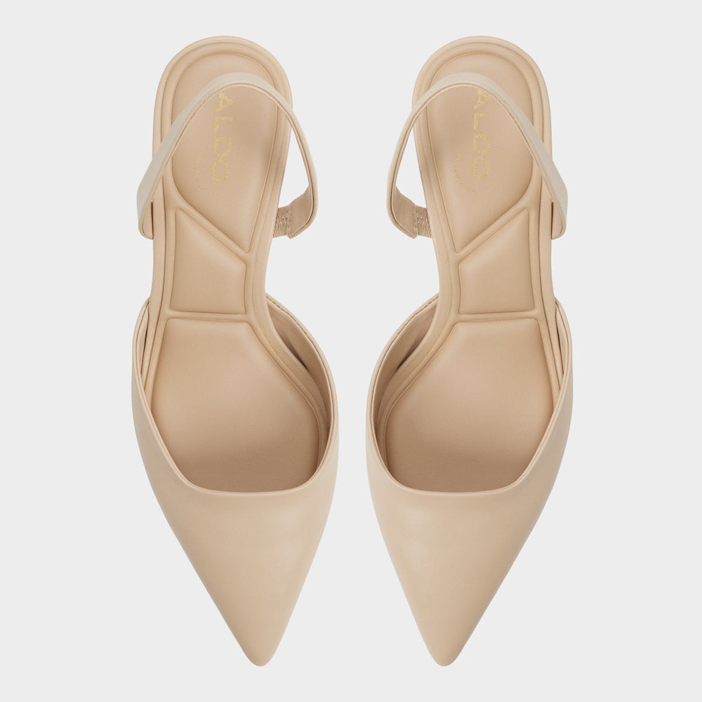 Aldo Gavedessi in Medium Beige - Slingback heel, Kitten heel Women|Bags