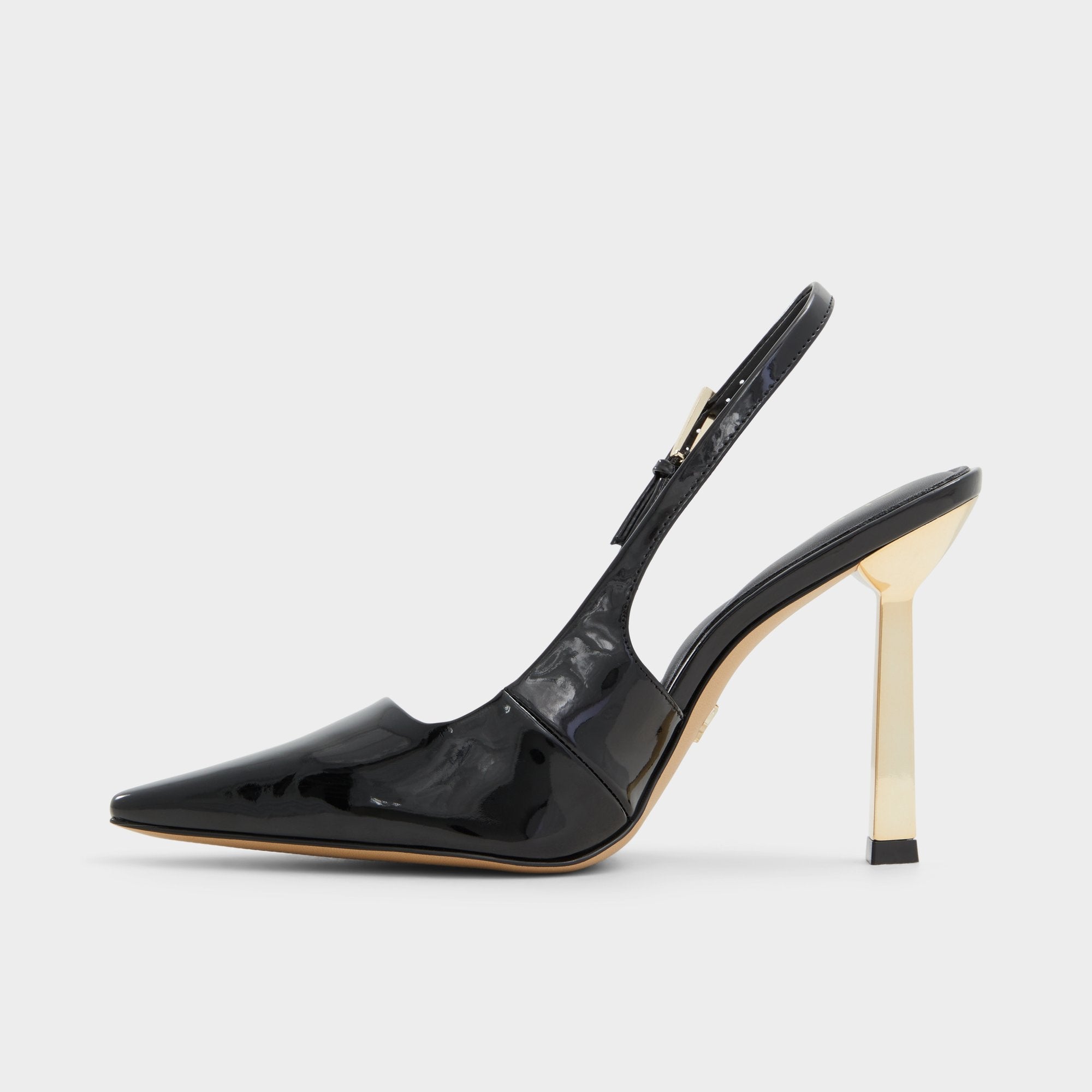 Aldo Marysa Black Women's Slingbacks - Slingback heel, Stiletto heel Women