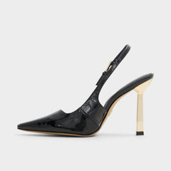 Aldo Marysa Black Women's Slingbacks - Slingback heel, Stiletto heel Women