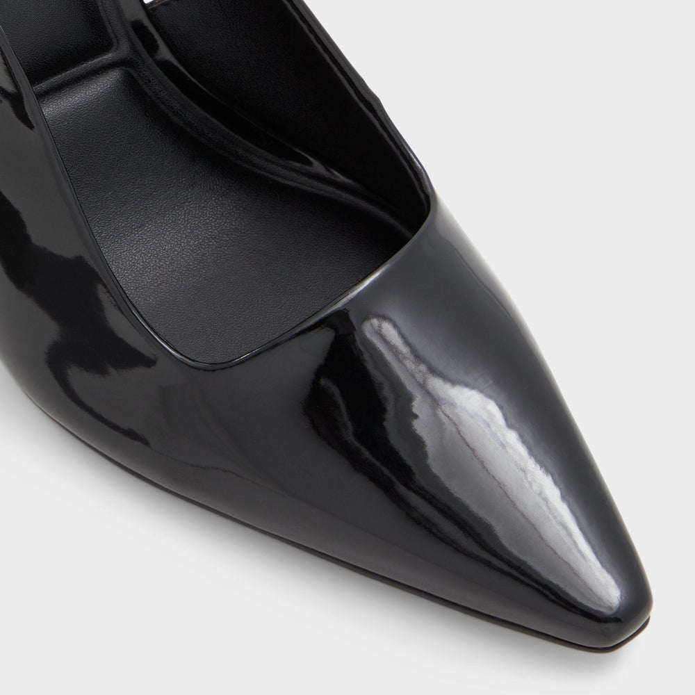 Aldo Marysa Black Women's Slingbacks - Slingback heel, Stiletto heel Women
