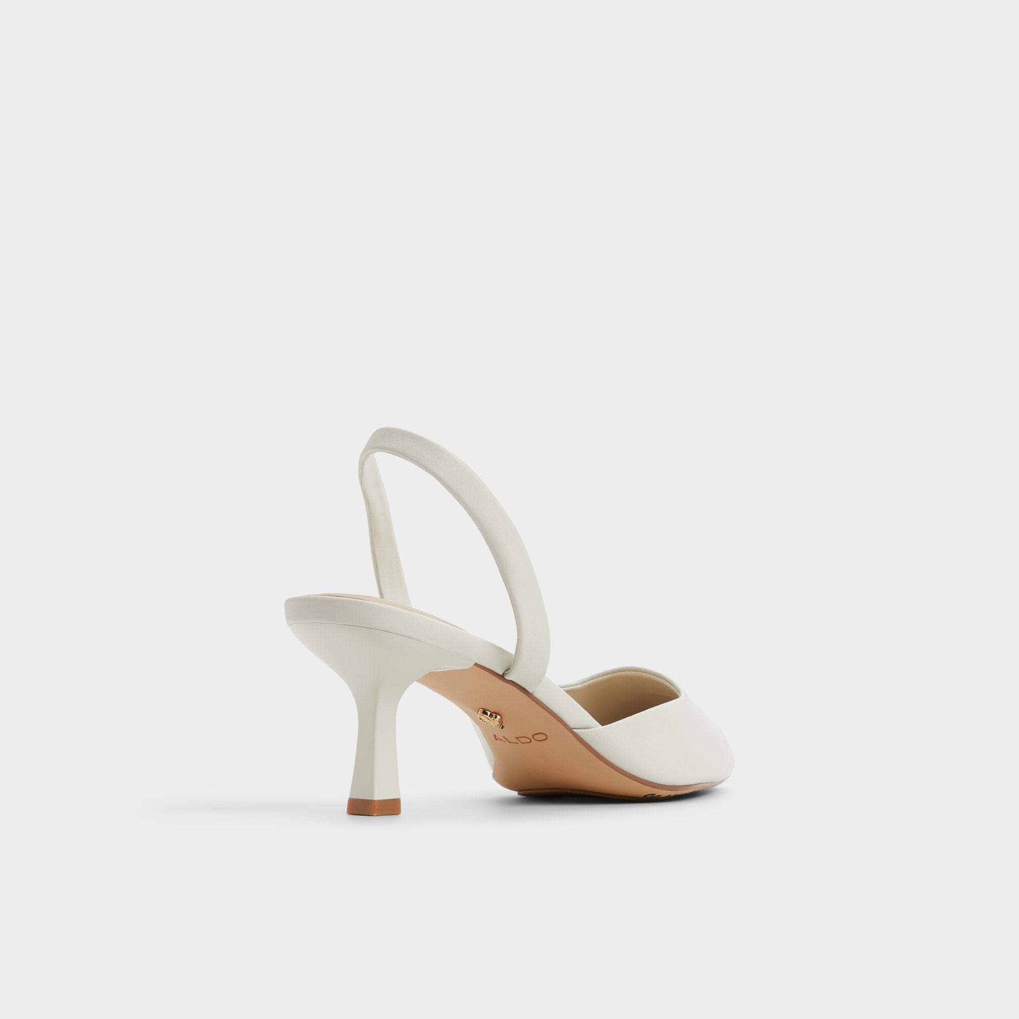 Aldo Gavedessi Open White Women's Kitten heels - Slingback heel, Kitten heel Women