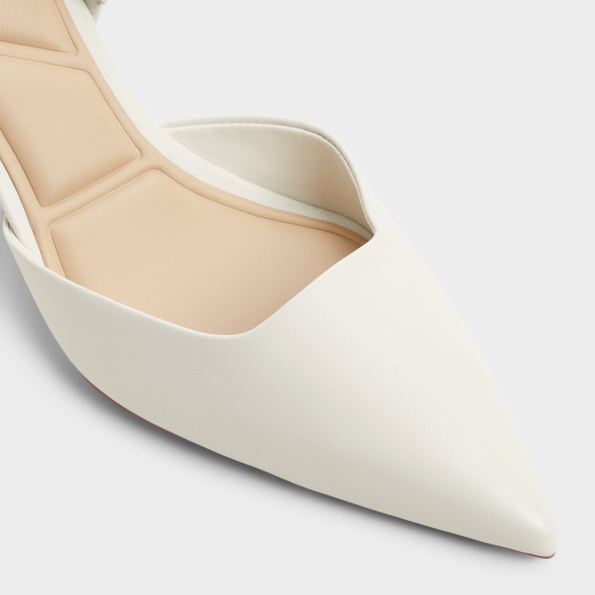 Aldo Gavedessi Open White Women's Kitten heels - Slingback heel, Kitten heel Women