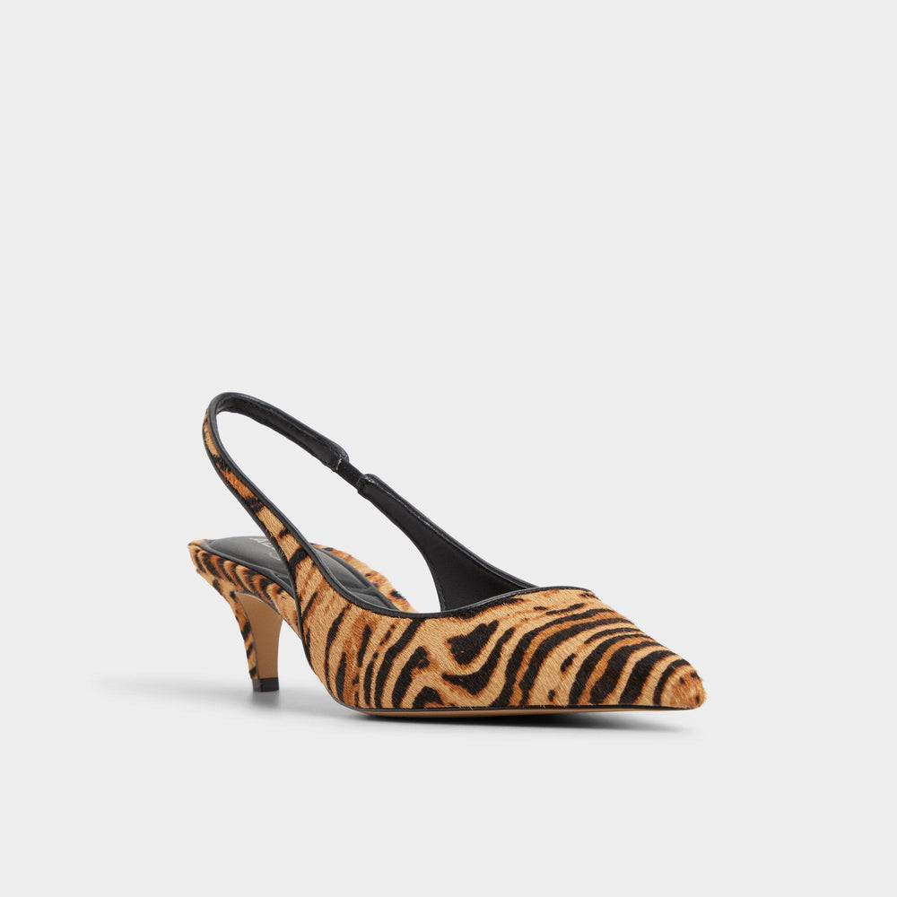 Aldo Leanah in Open Brown - Slingback heel, Kitten heel Women|Bags