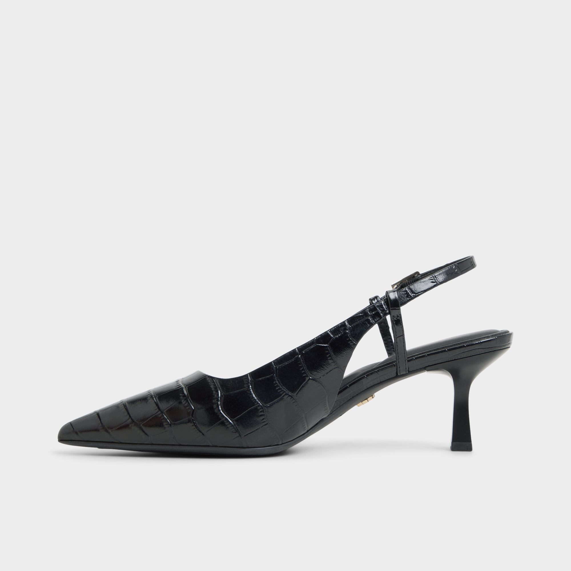 Aldo Adan in Black - Slingback heel, Kitten heel Women