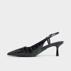 Aldo Adan in Black - Slingback heel, Kitten heel Women