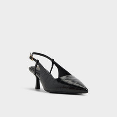 Aldo Adan in Black - Slingback heel, Kitten heel Women
