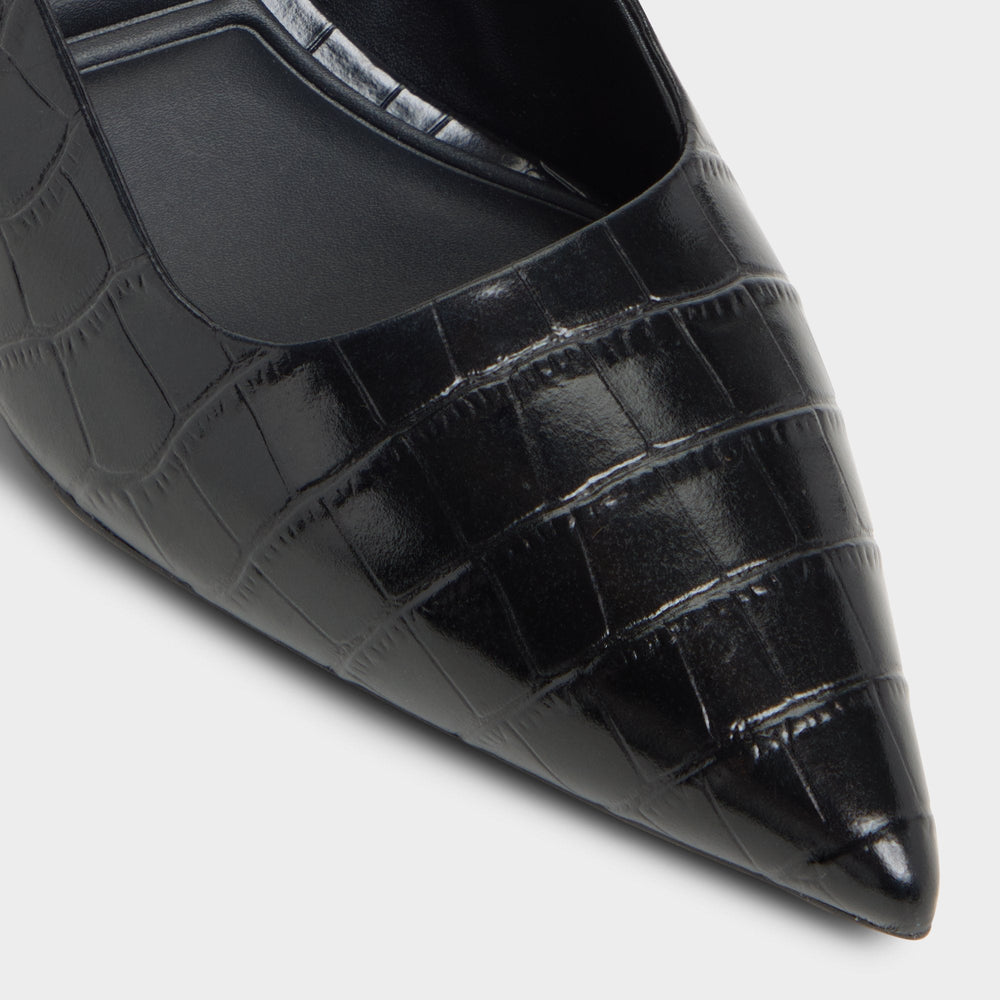 Aldo Adan in Black - Slingback heel, Kitten heel Women