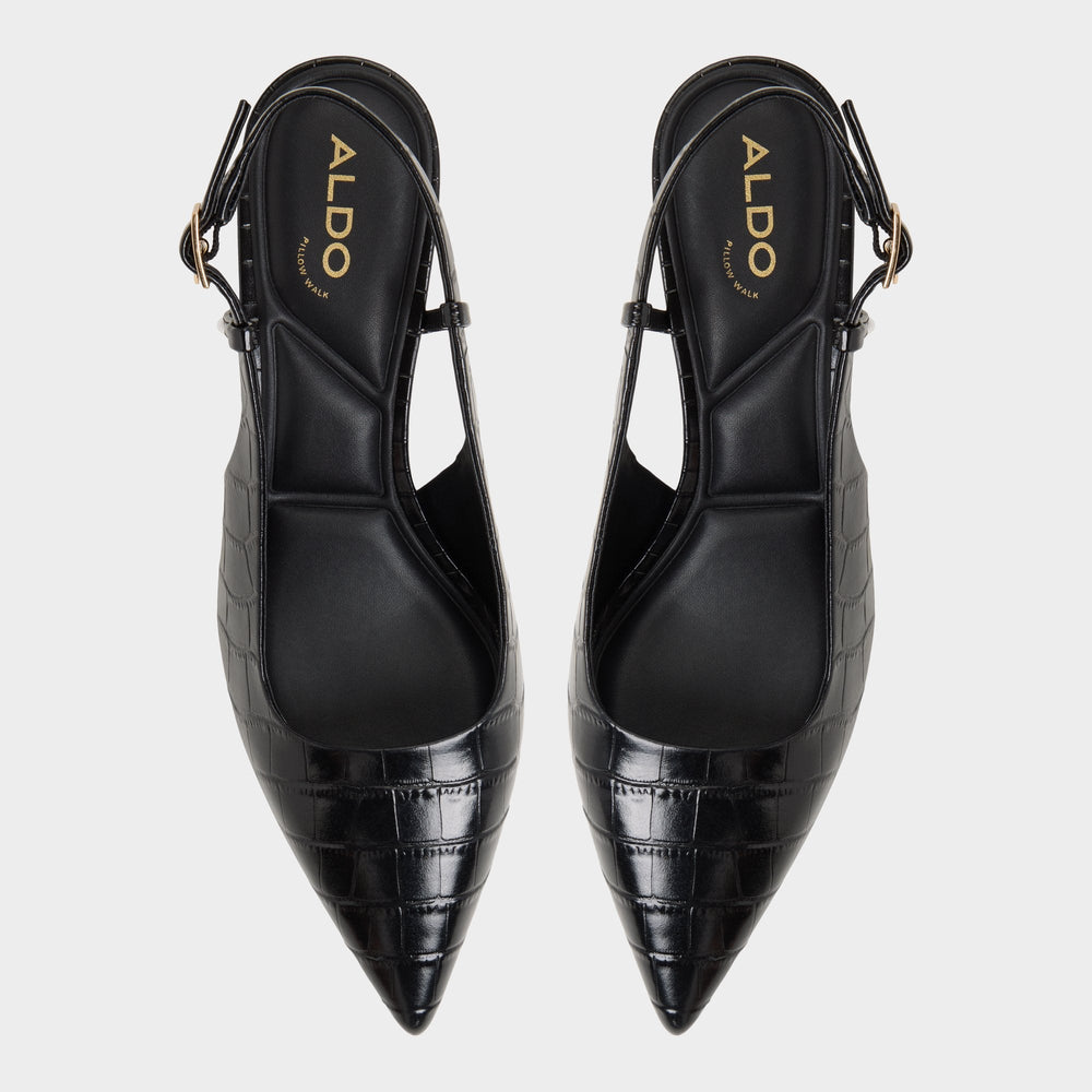 Aldo Adan in Black - Slingback heel, Kitten heel Women