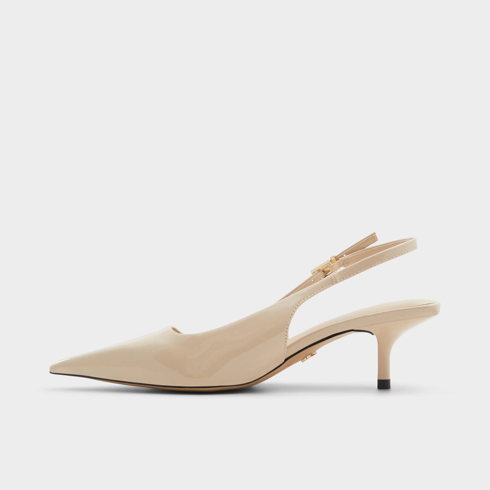 Aldo Josita Medium Beige Women's Kitten heels - Slingback heel, Kitten heel Women