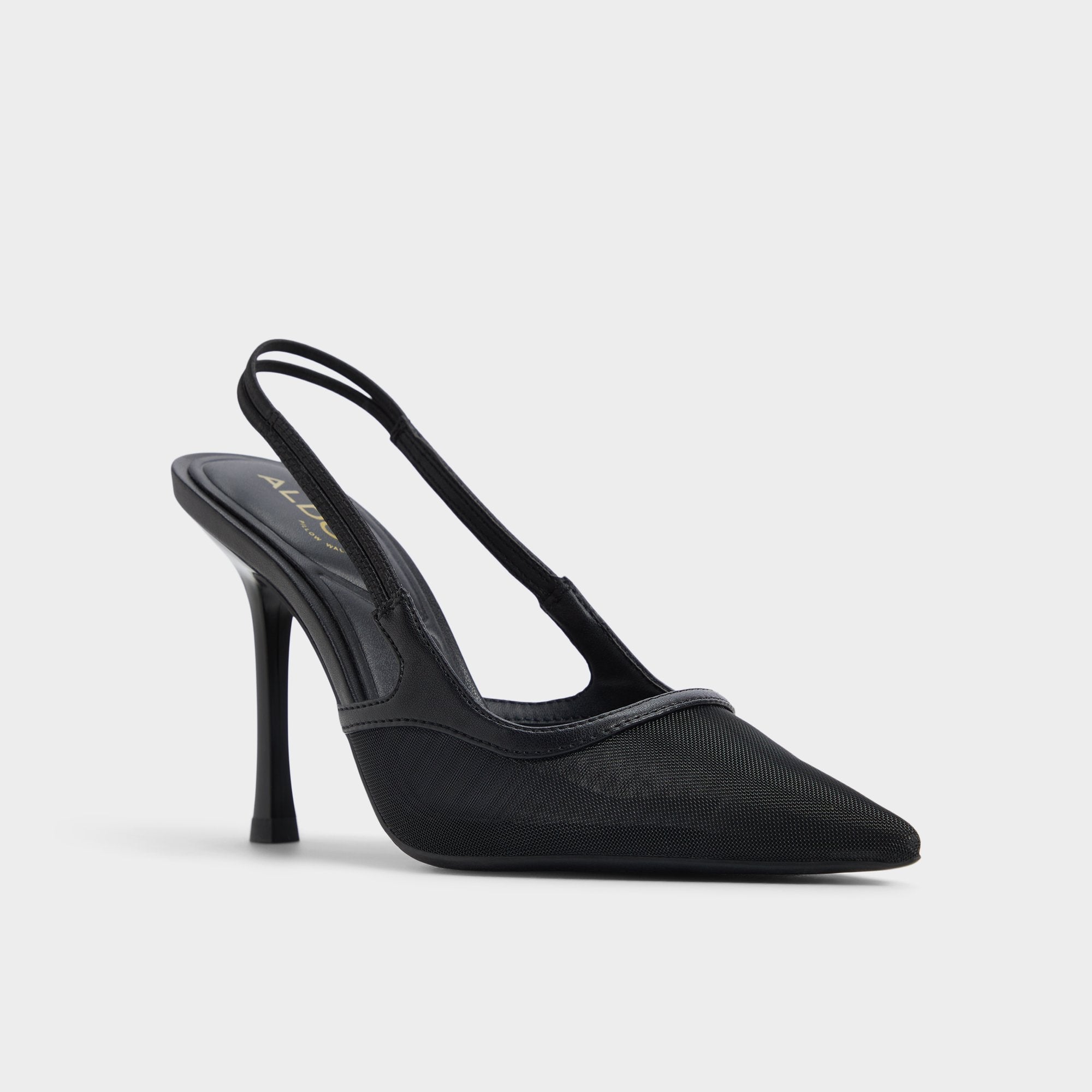 Aldo Evania Black Women's Slingbacks - Slingback heel Women