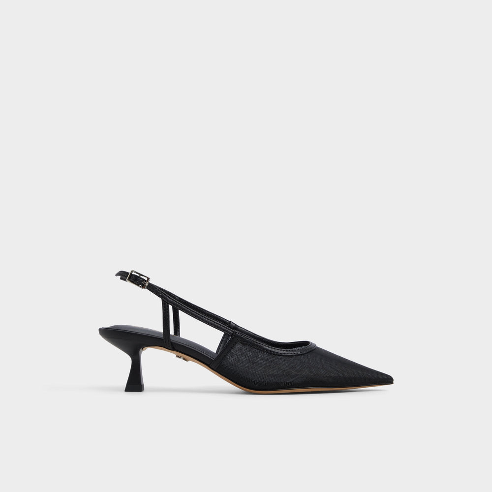 Aldo Maxina Black Women's Kitten heels - Slingback heel, Kitten heel Women