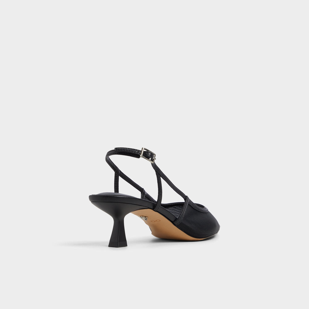 Aldo Maxina Black Women's Kitten heels - Slingback heel, Kitten heel Women