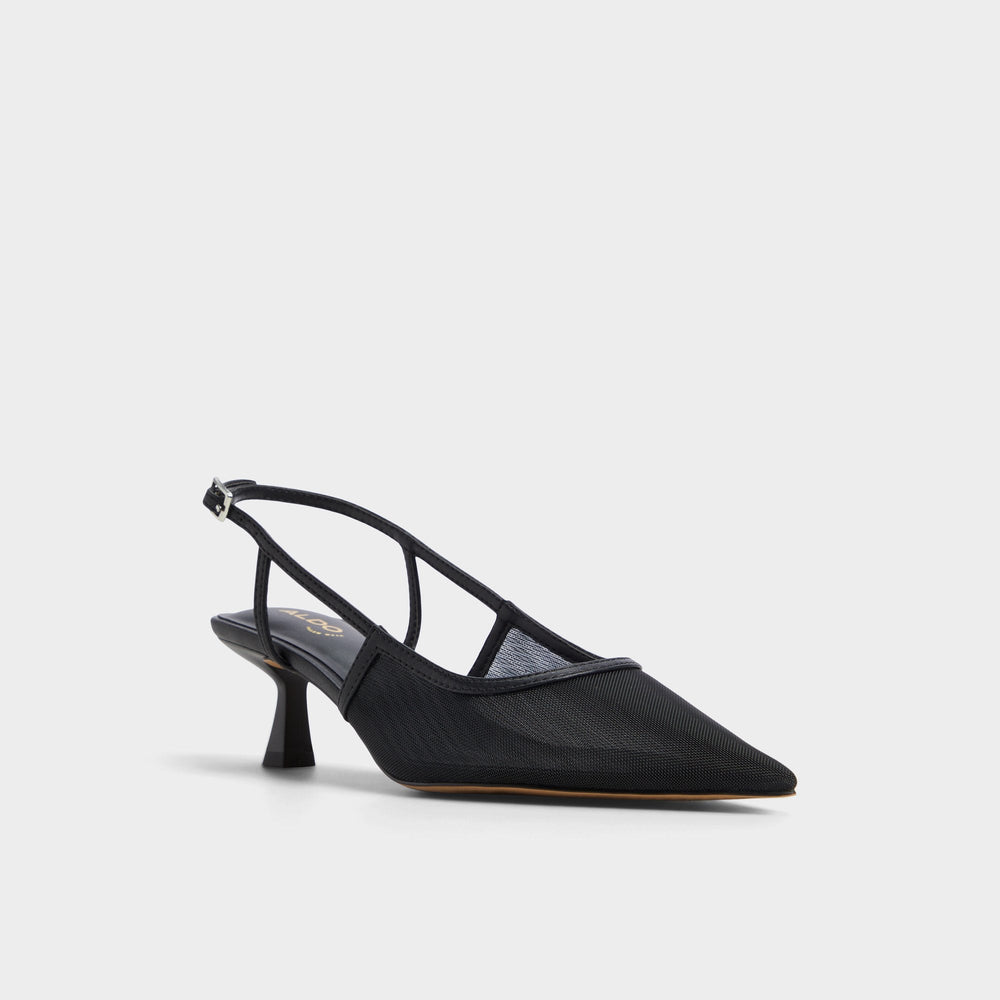 Aldo Maxina Black Women's Kitten heels - Slingback heel, Kitten heel Women