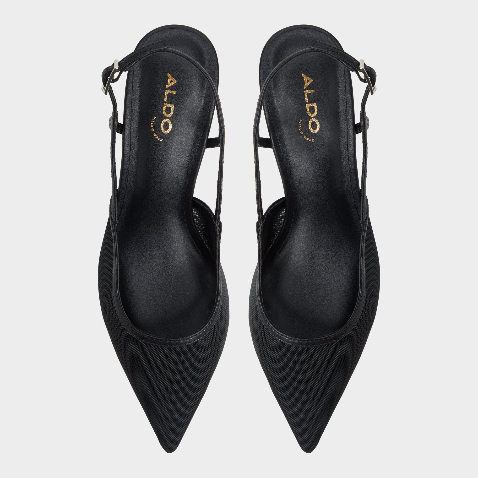 Aldo Maxina Black Women's Kitten heels - Slingback heel, Kitten heel Women