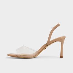 Aldo Andyana Beige Women's Strappy sandals - Slingback heeled sandal, Stiletto heel Women