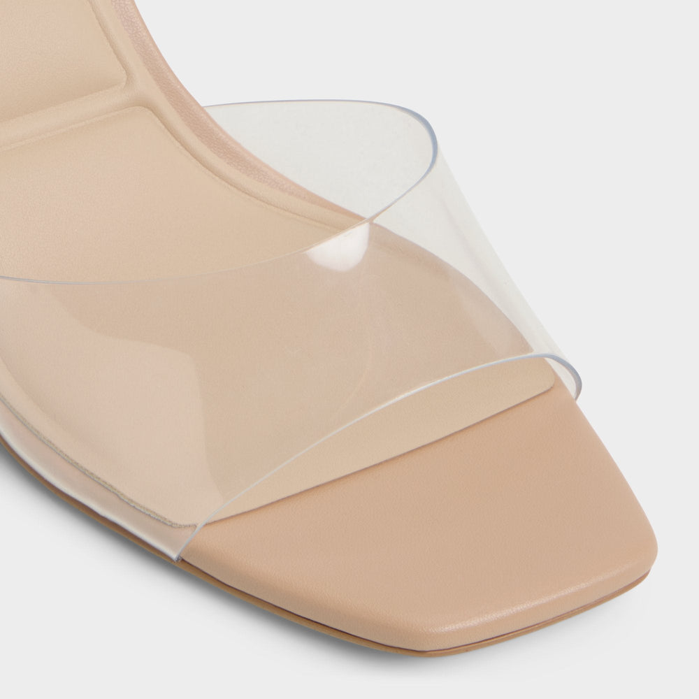 Aldo Andyana Beige Women's Strappy sandals - Slingback heeled sandal, Stiletto heel Women