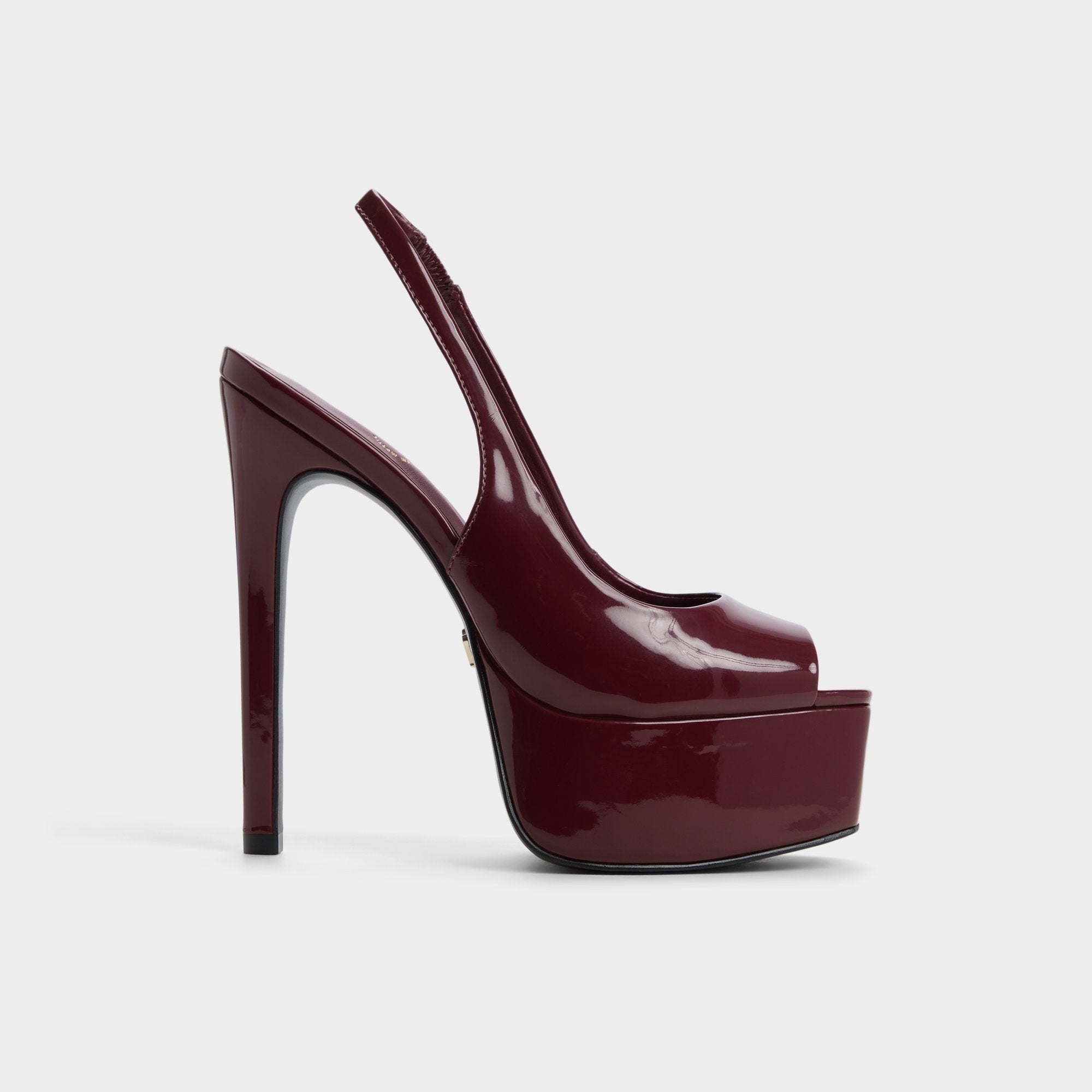 Aldo Thanlinie in Dark Red - Slingback heeled sandal, Platform Women