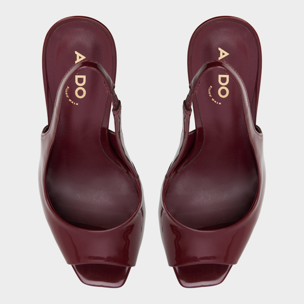 Aldo Thanlinie in Dark Red - Slingback heeled sandal, Platform Women