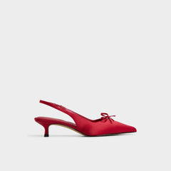 Aldo Azizza in Dark Red - Slingback heel, Kitten heel Women