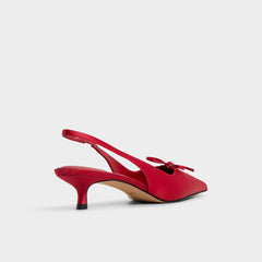 Aldo Azizza in Dark Red - Slingback heel, Kitten heel Women