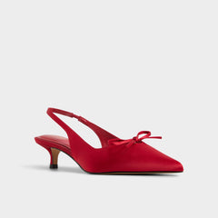 Aldo Azizza in Dark Red - Slingback heel, Kitten heel Women