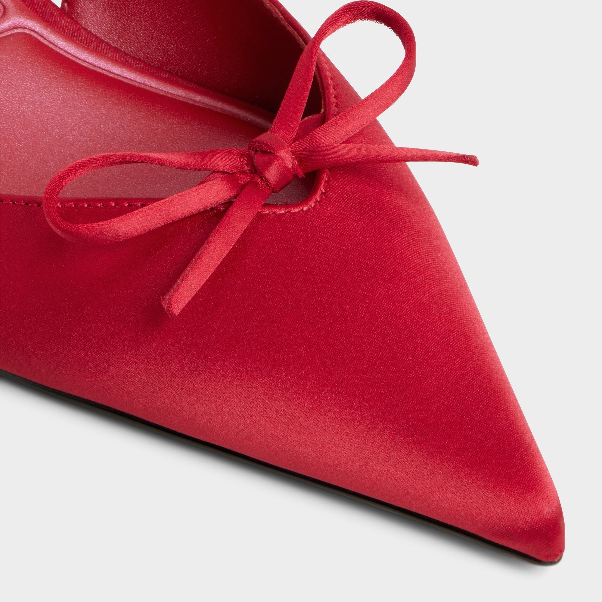 Aldo Azizza in Dark Red - Slingback heel, Kitten heel Women