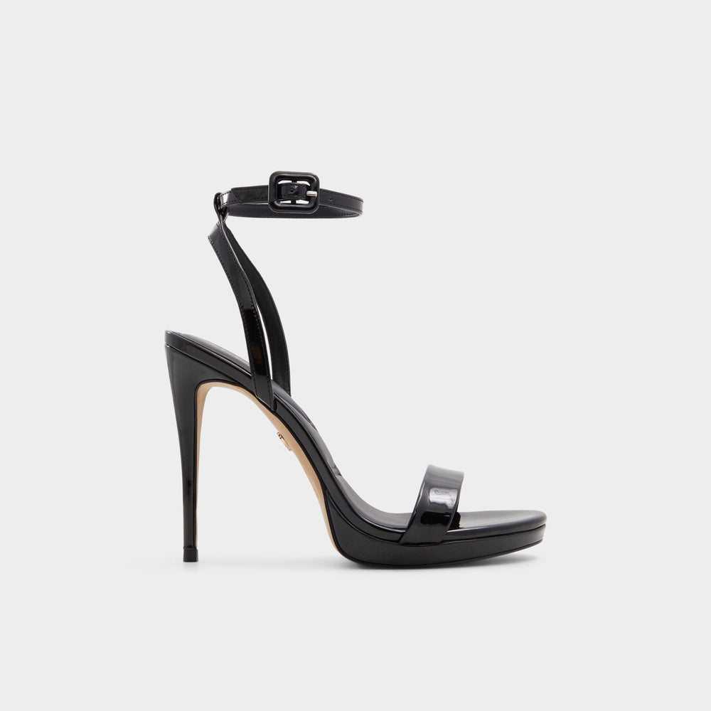 Aldo Katelina Black Women's Heeled sandals - Strappy heeled sandal, Stiletto platform Women