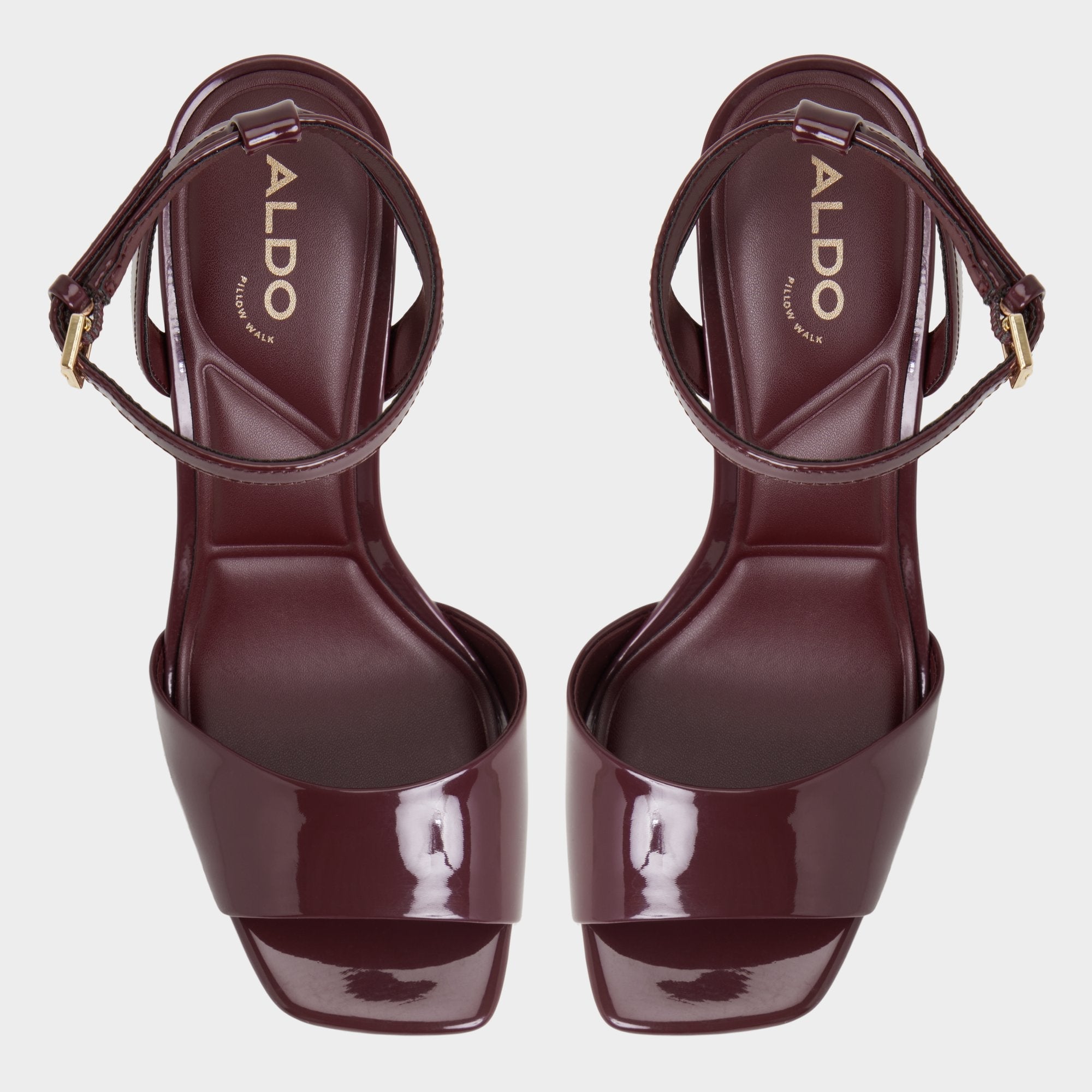Aldo Chicgleam Bordo Women's Platform sandals - Heeled sandal, Platform Women