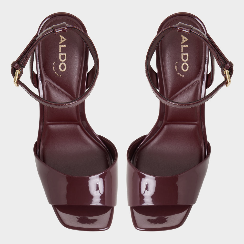 Aldo Chicgleam Bordo Women's Platform sandals - Heeled sandal, Platform Women