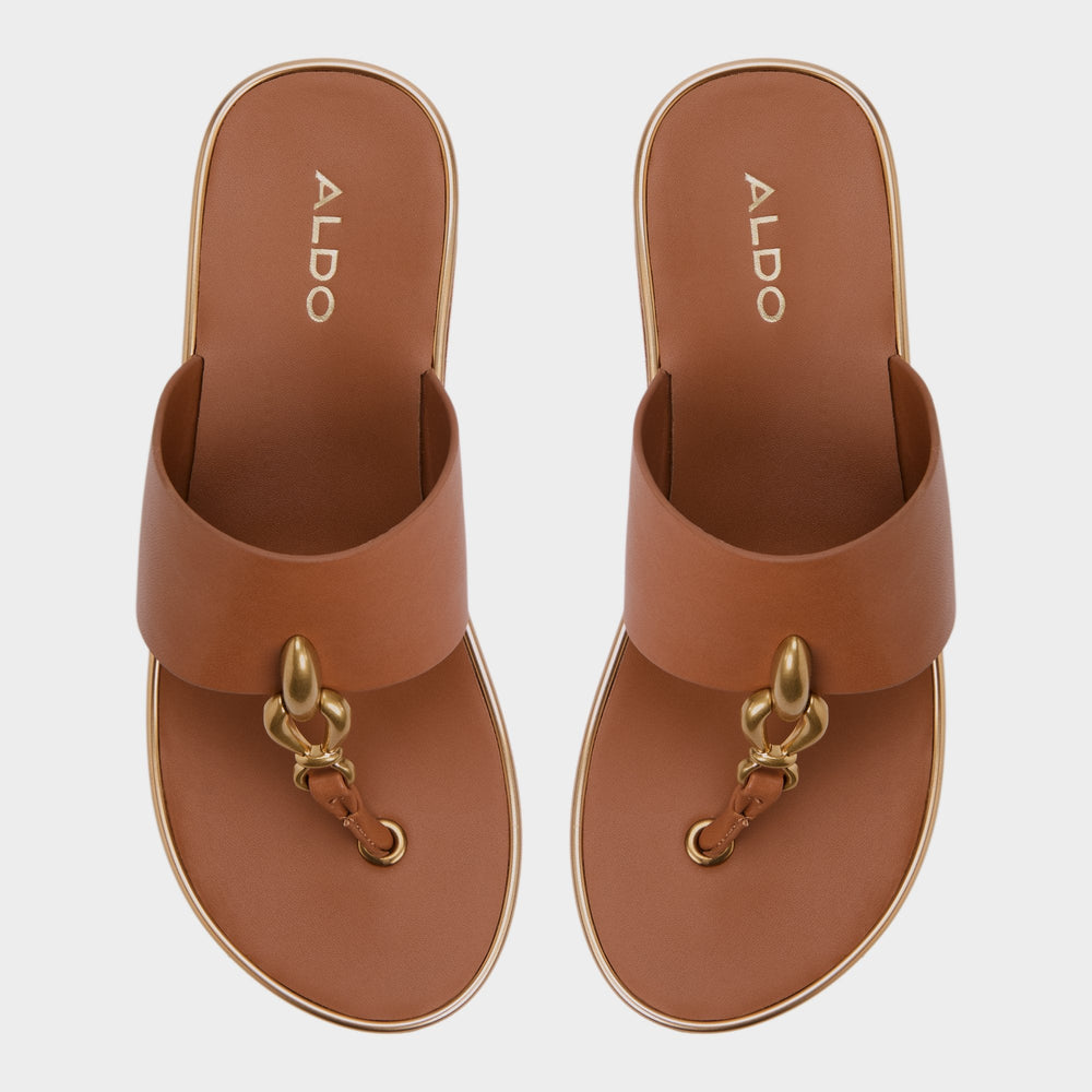 Aldo Penelopy Medium Brown Women's Platform sandals - Wedge sandal, Wedge heel Women