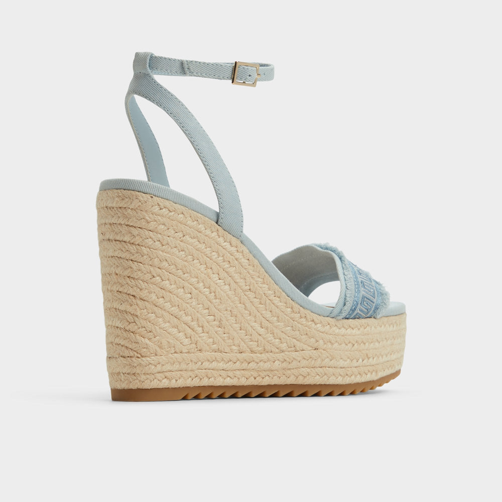 Aldo Aberitram Denim Women's Platform sandals - Wedge sandal Women