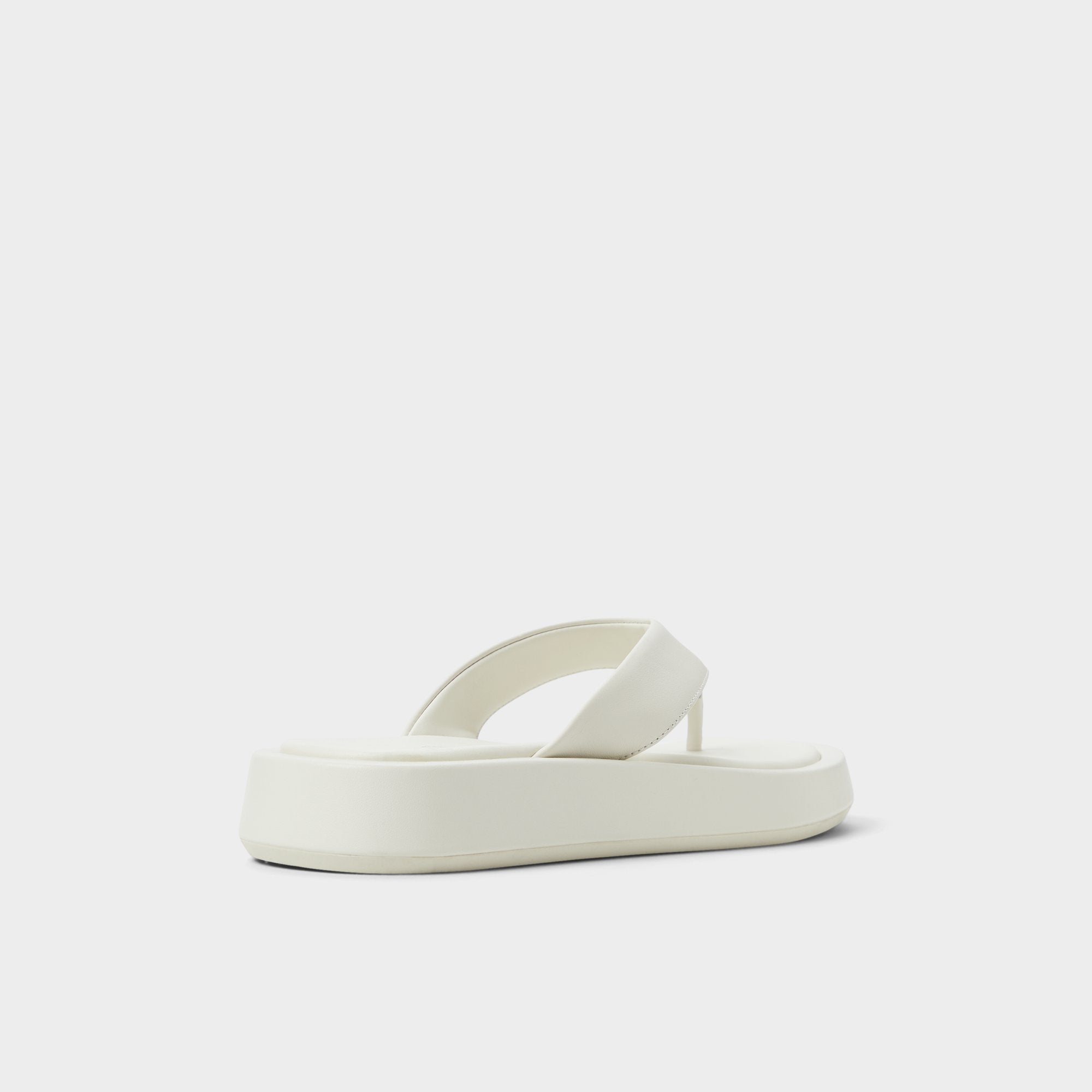 Aldo Grettle White/Bone Women's Flats - Flip flop, Flatform Women