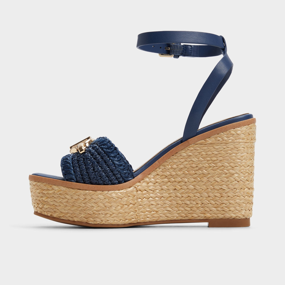 Aldo Ybylin Navy Women's Platform sandals - Wedge sandal Women