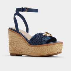 Aldo Ybylin Navy Women's Platform sandals - Wedge sandal Women